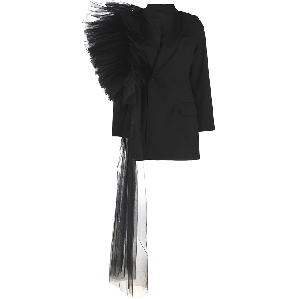 Tulle Ruffles Blazer
