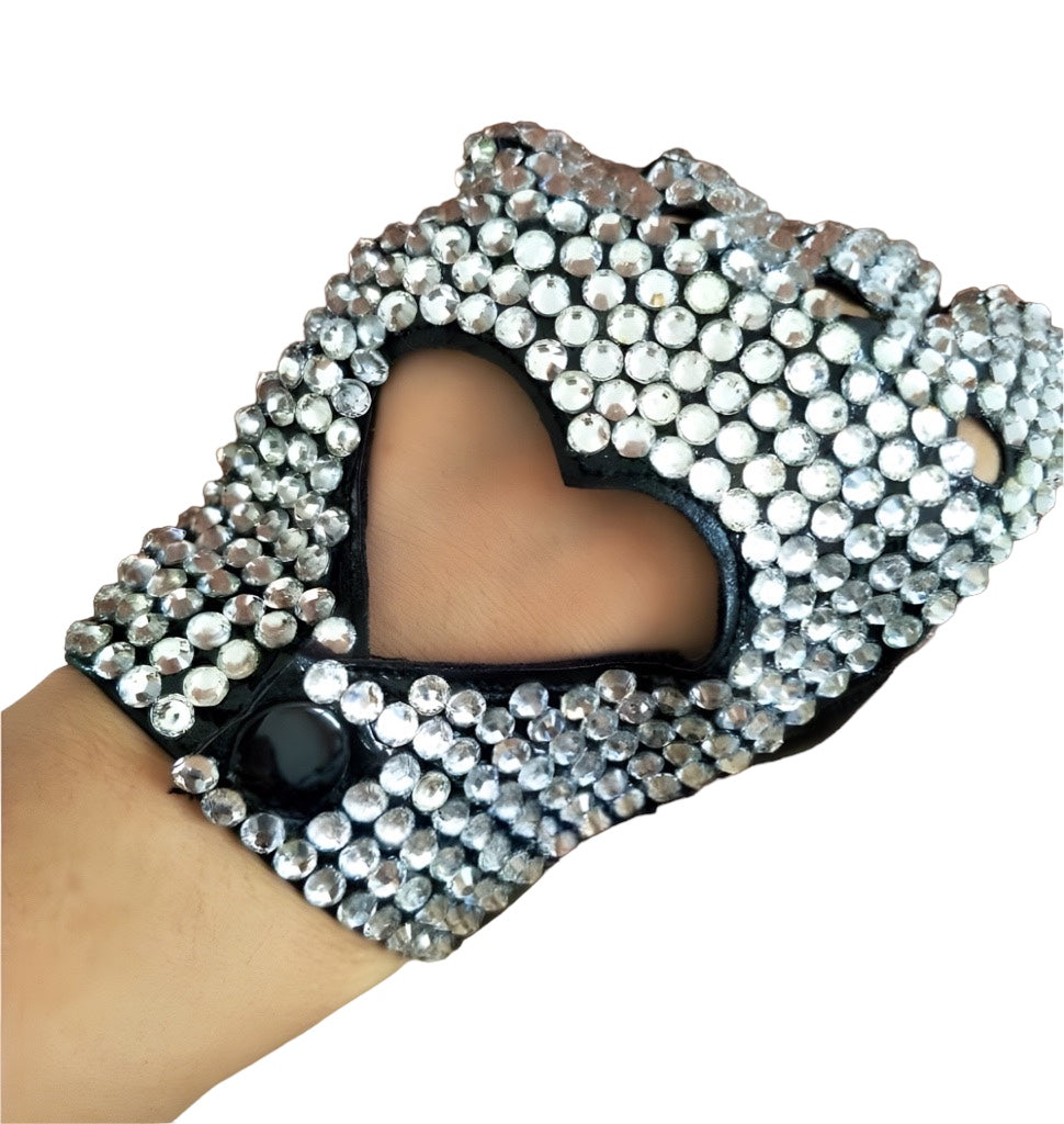 Rhinestone Gloves
