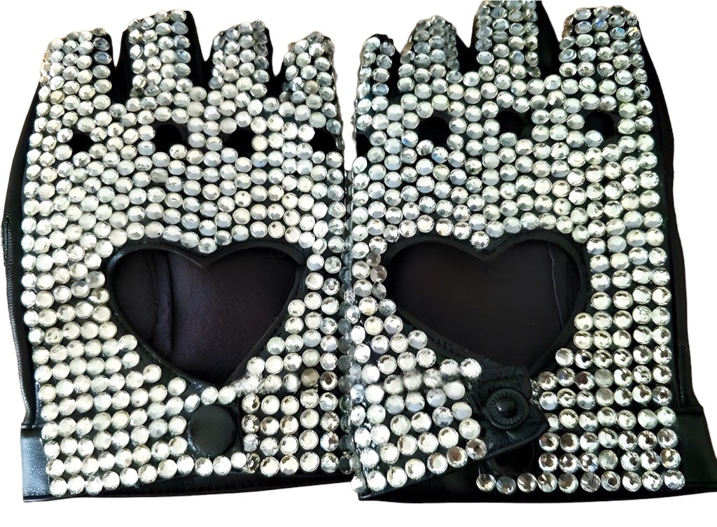 Rhinestone Gloves