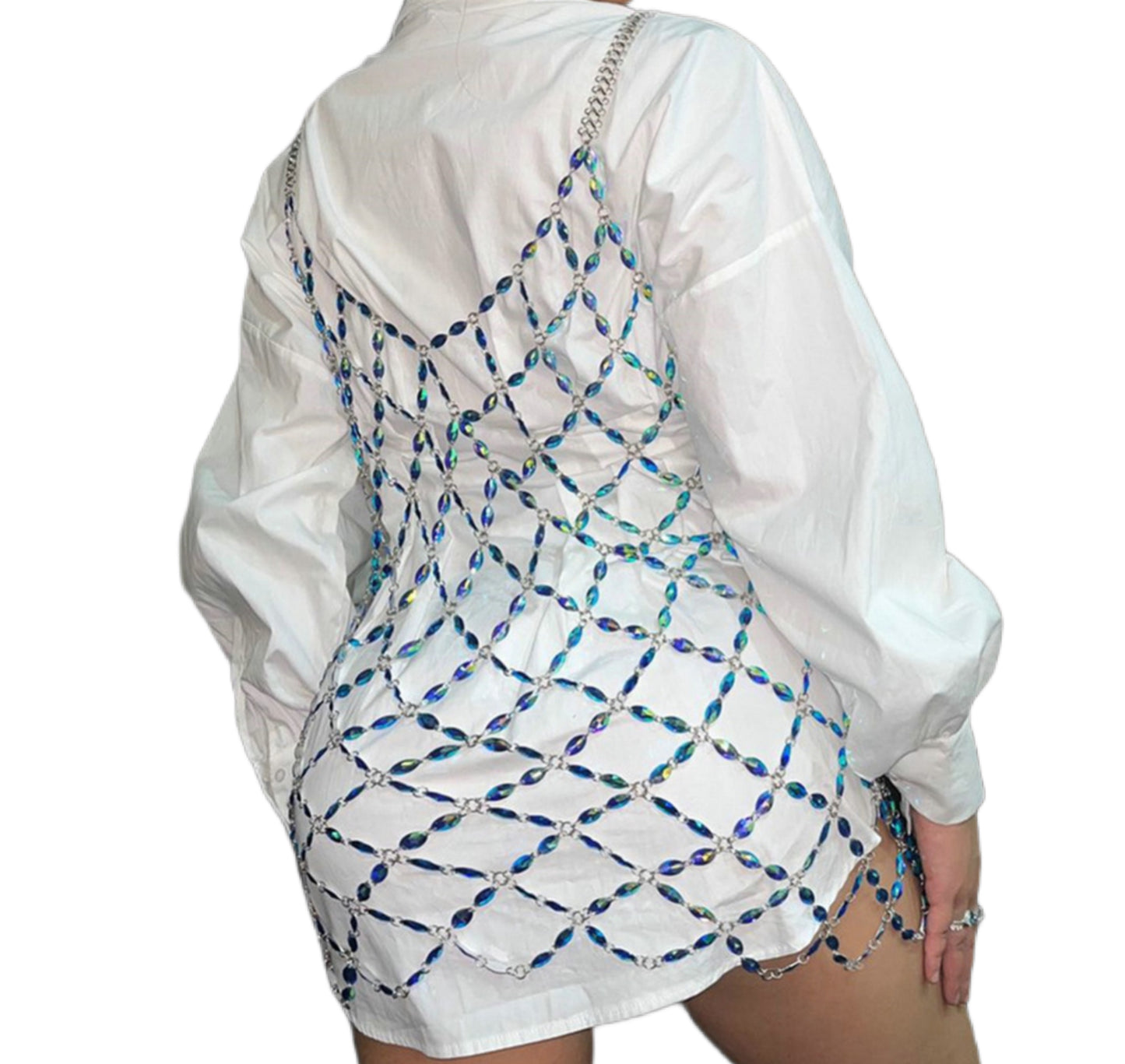 Metal Crystal Dress