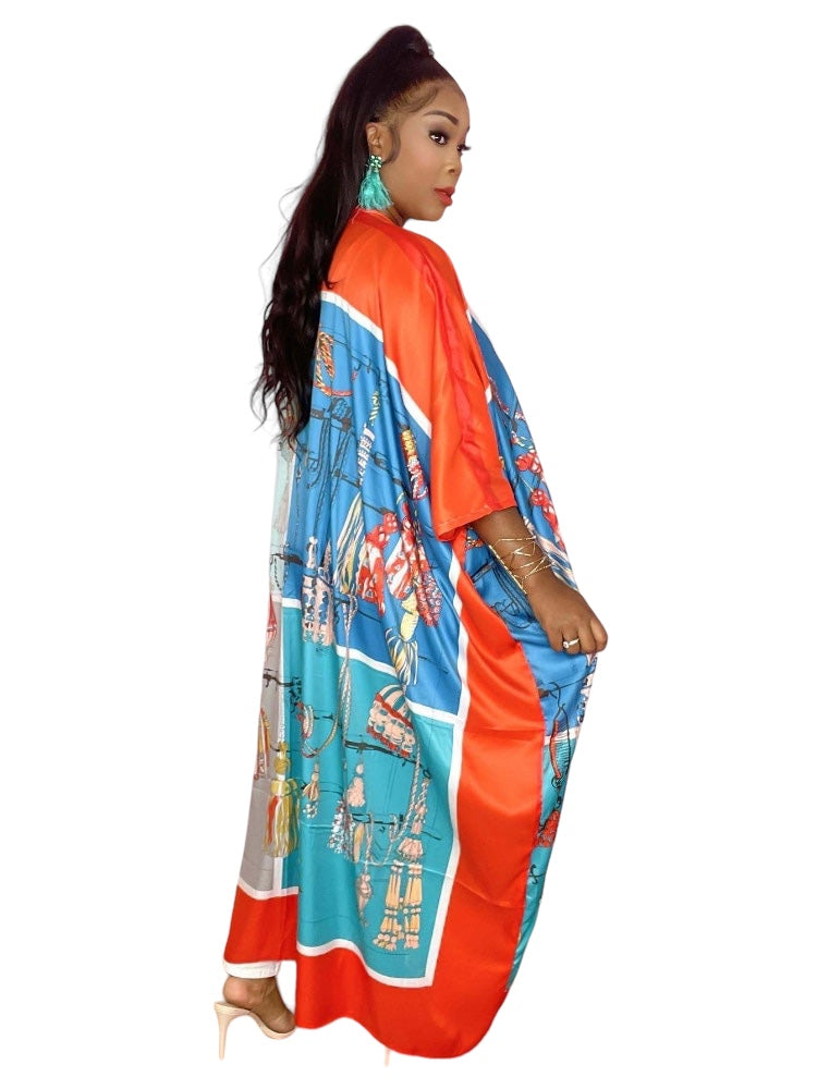 Printed Bohemian Kimono
