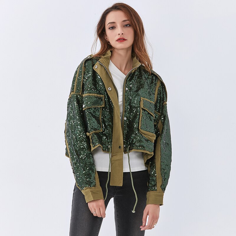Short Sequined Jacket