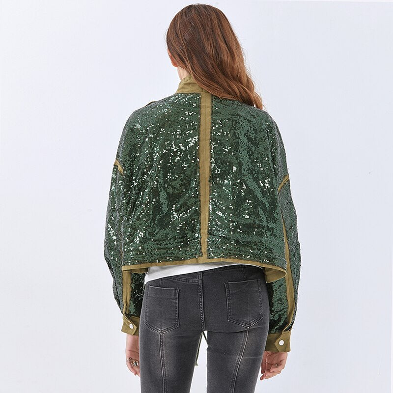 Short Sequined Jacket