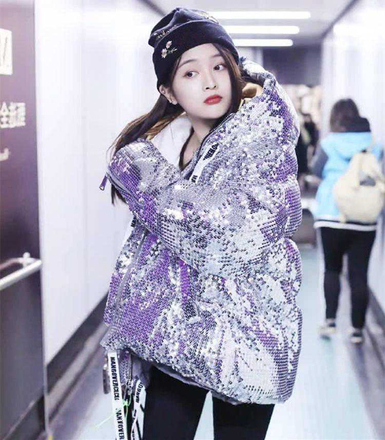 Glitter Hooded Jacket