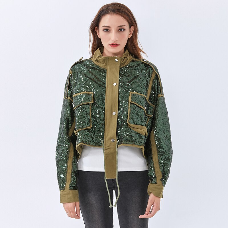 Short Sequined Jacket