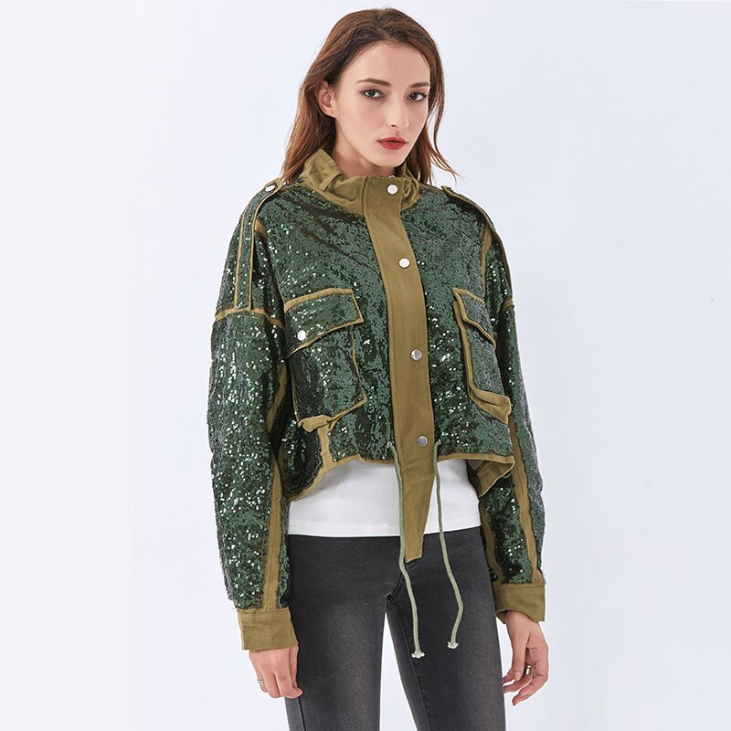 Short Sequined Jacket