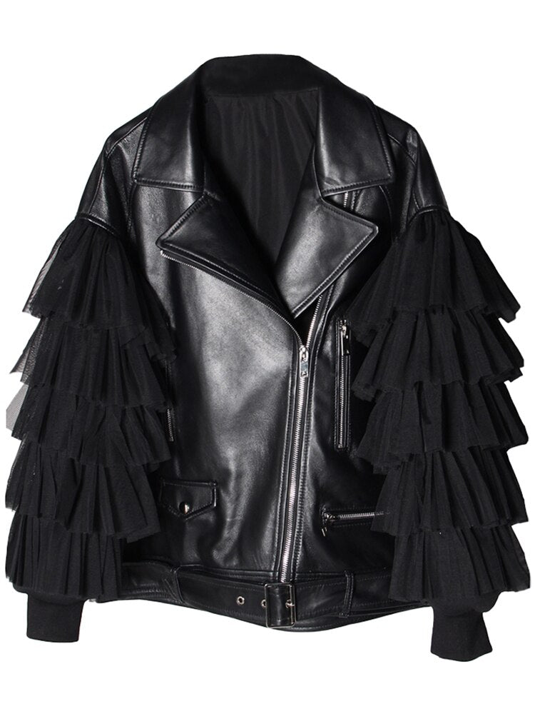 Oversized Biker Jacket