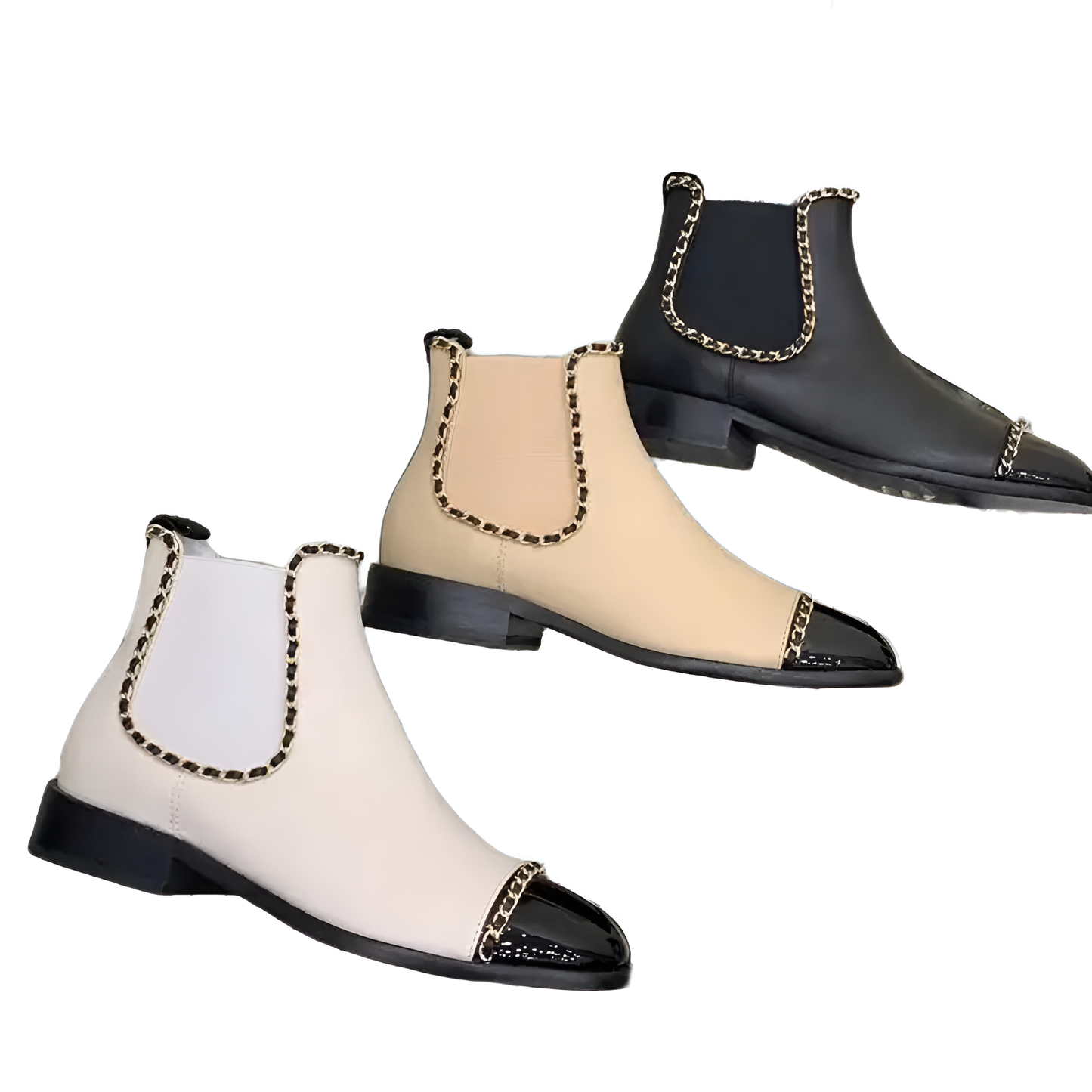 Classic Chain Ankle Boots