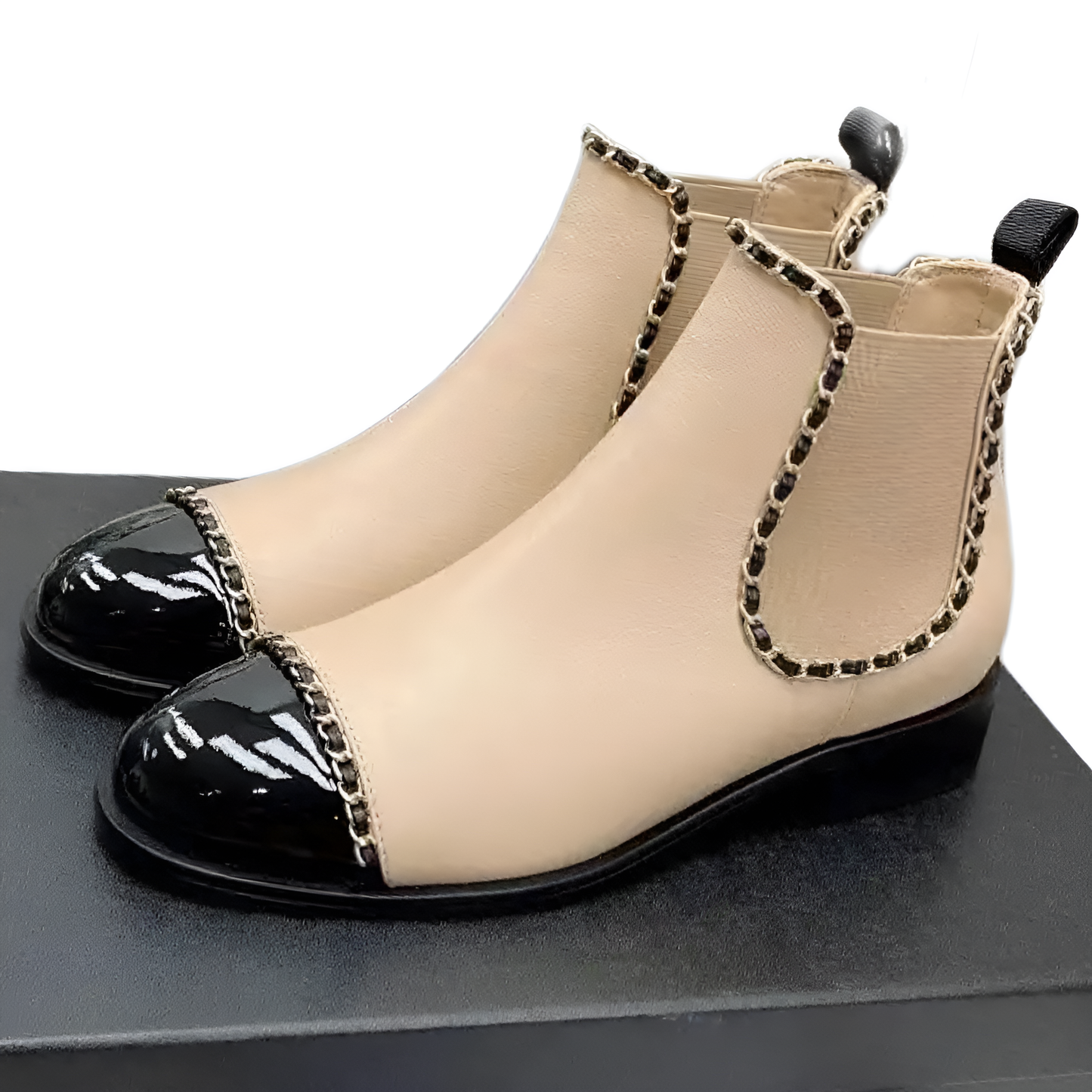 Classic Chain Ankle Boots