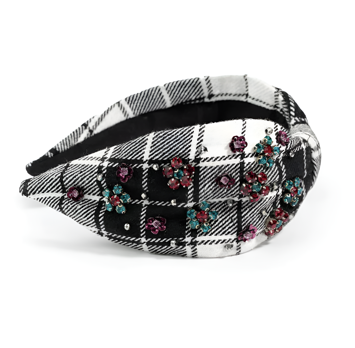 NAMJOSH White Plaid Headband