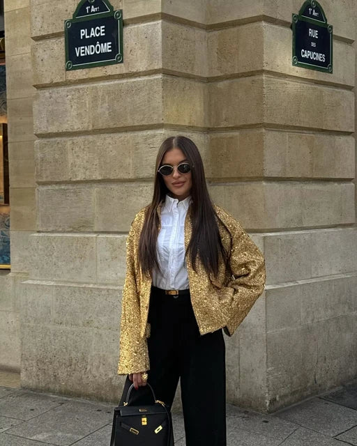 Gold Sequin Jacket