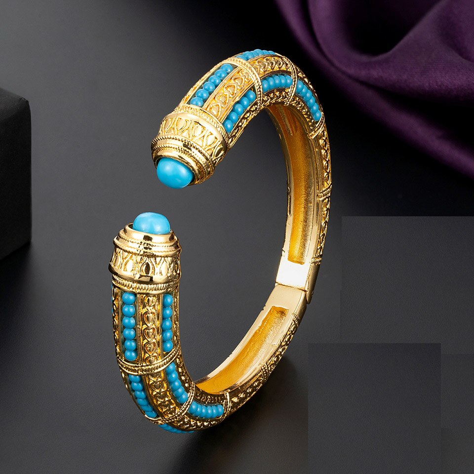 Gold Cuff Bangle