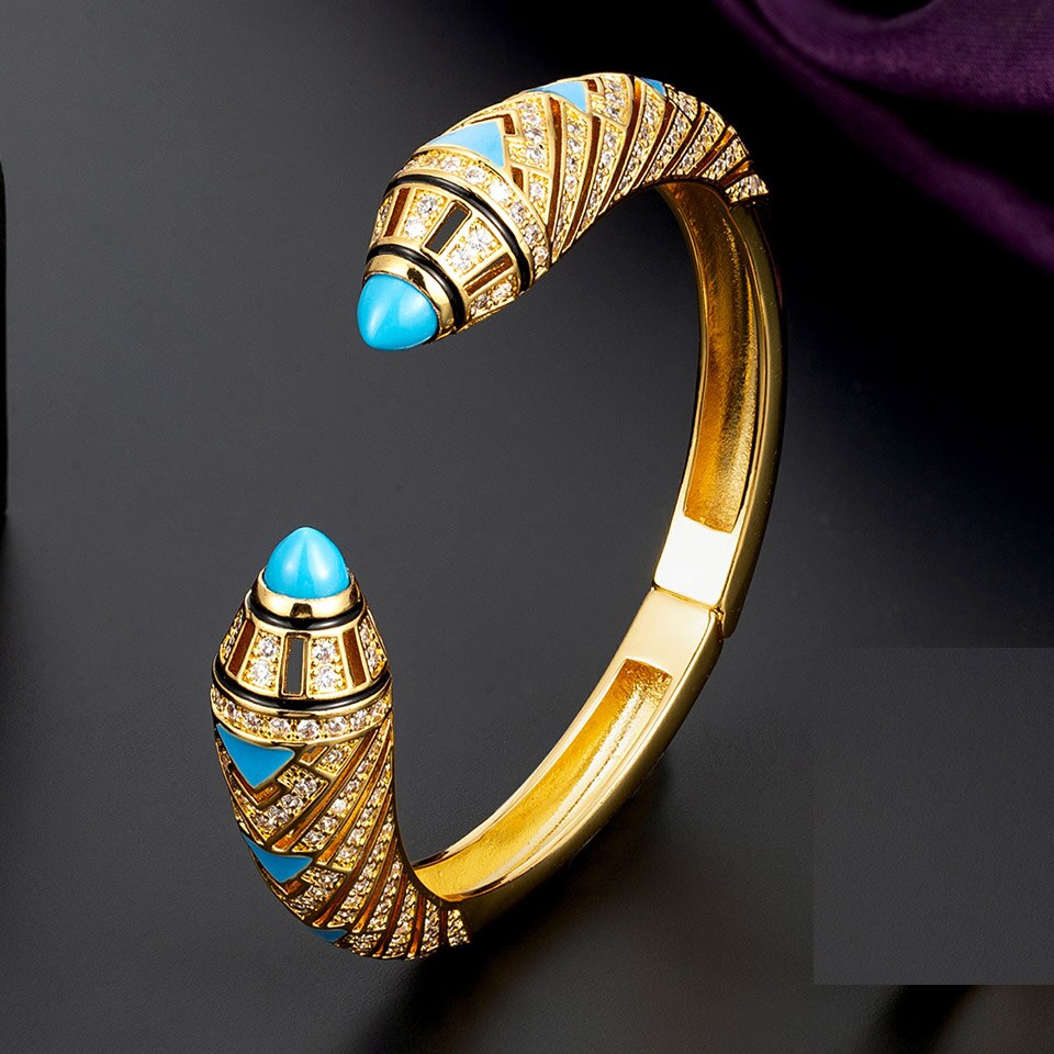 Gold Cuff Bangle