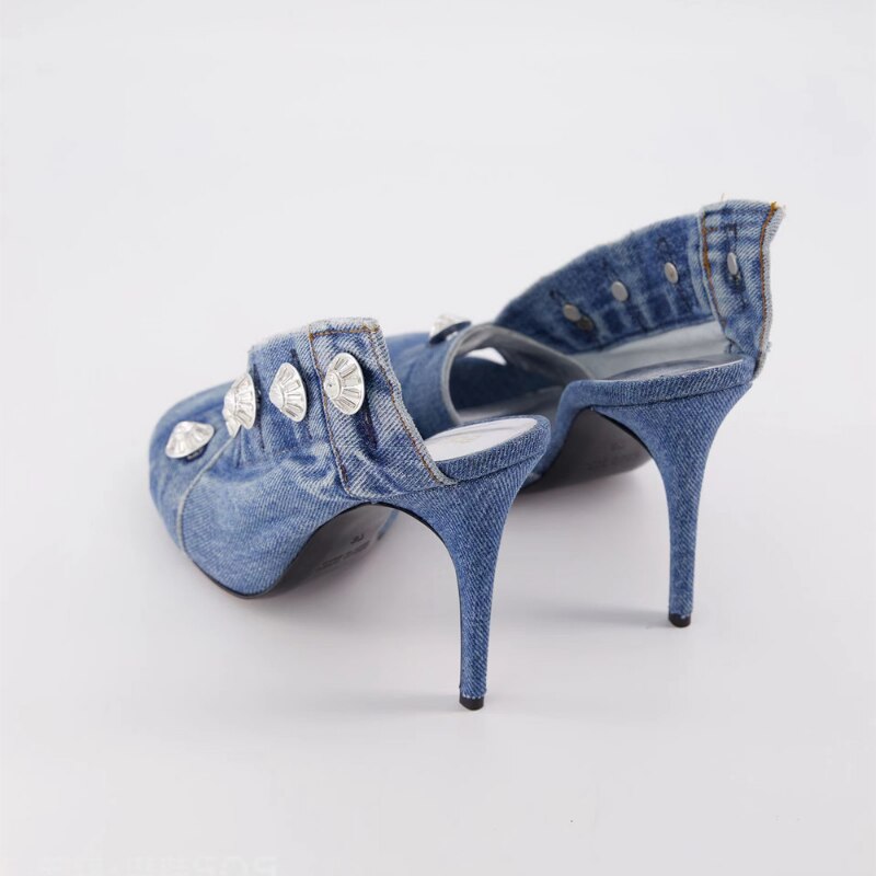 Denim Heels
