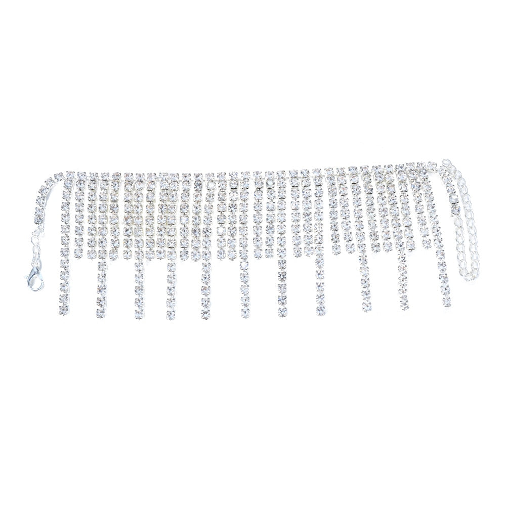 Rhinestone Ankles Foot Chain