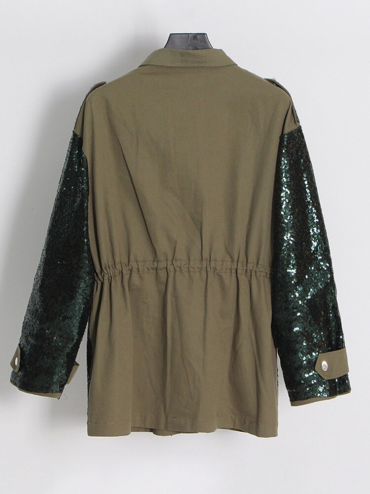 Long Sequins Jacket