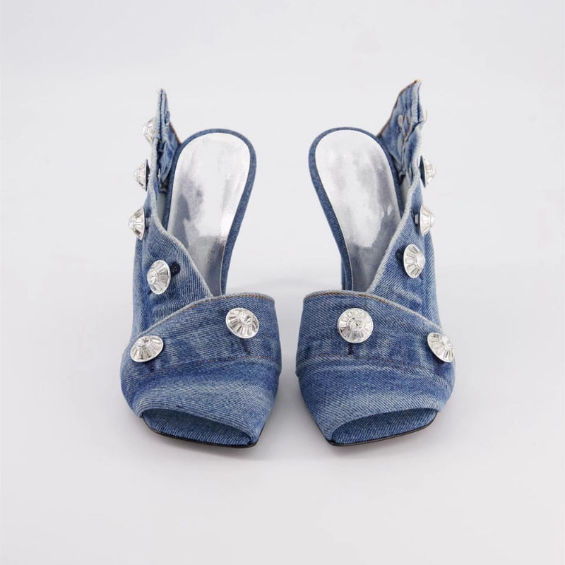 Denim Heels