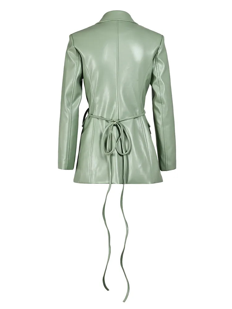 Cross Lace Up Jacket