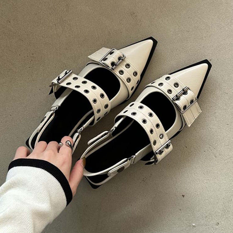 Double-Buckle Sandal