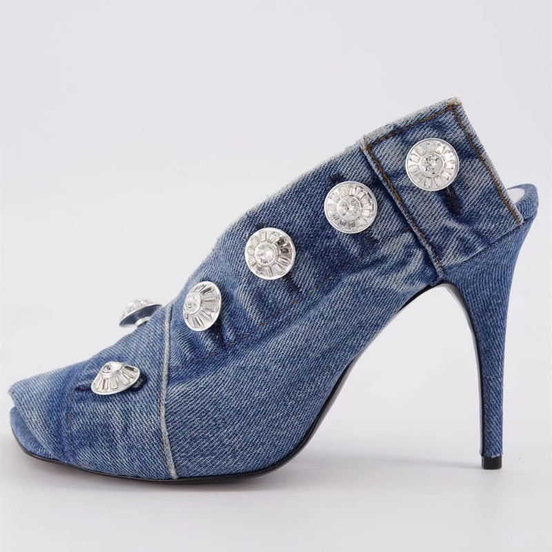 Denim Heels