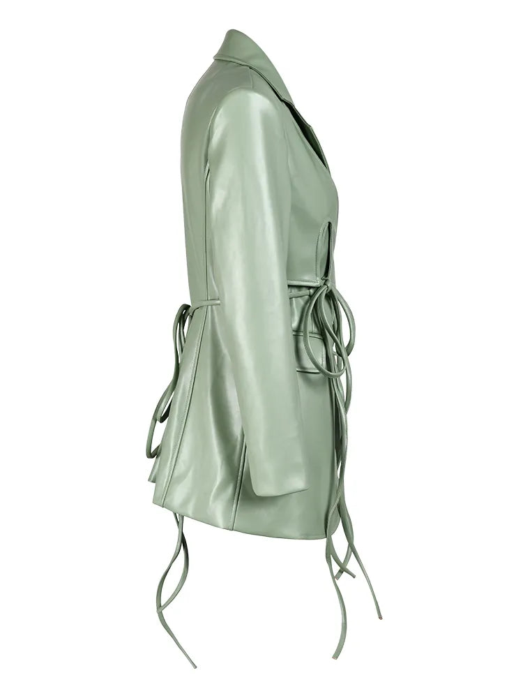 Cross Lace Up Jacket