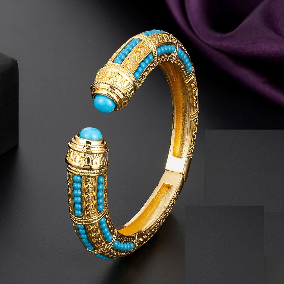 Gold Cuff Bangle