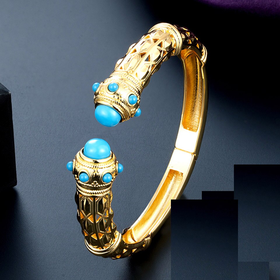 Gold Cuff Bangle