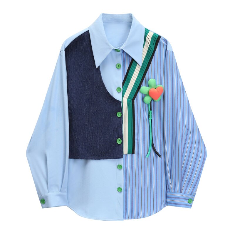 Two Pieces Striped Shirt