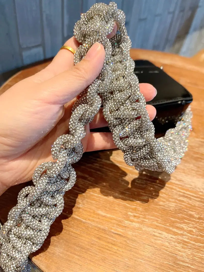 Rhinestone Bling Strap