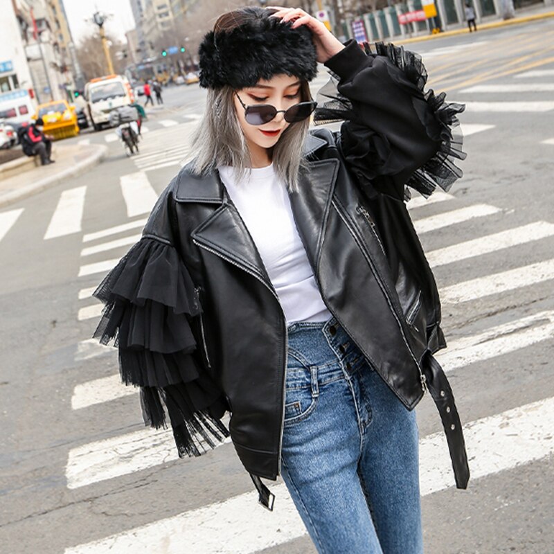 Oversized Biker Jacket