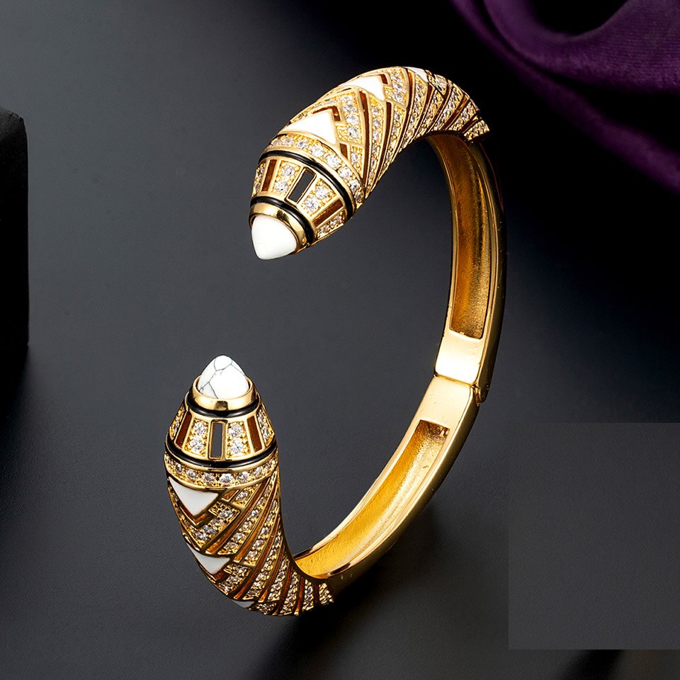 Gold Cuff Bangle