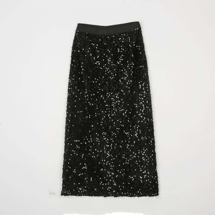 Sequin Midi Skirt