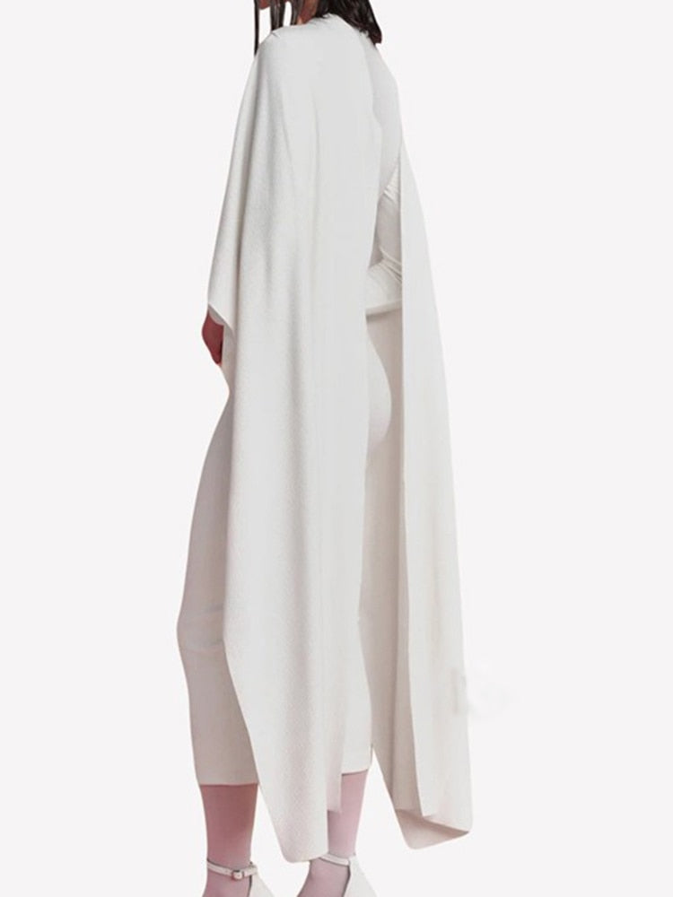 Shawl Long Sleeve Dress