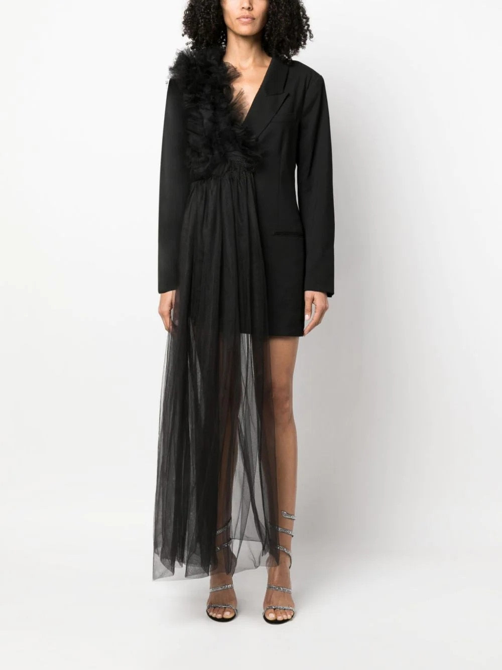 Tulle Ruffles Blazer
