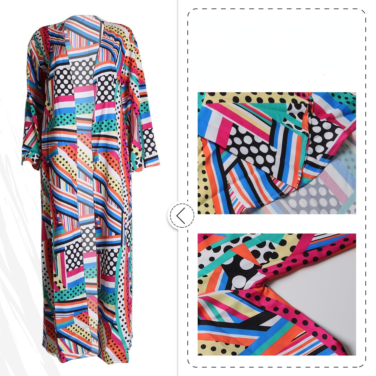 Printed Maxi Cardigan