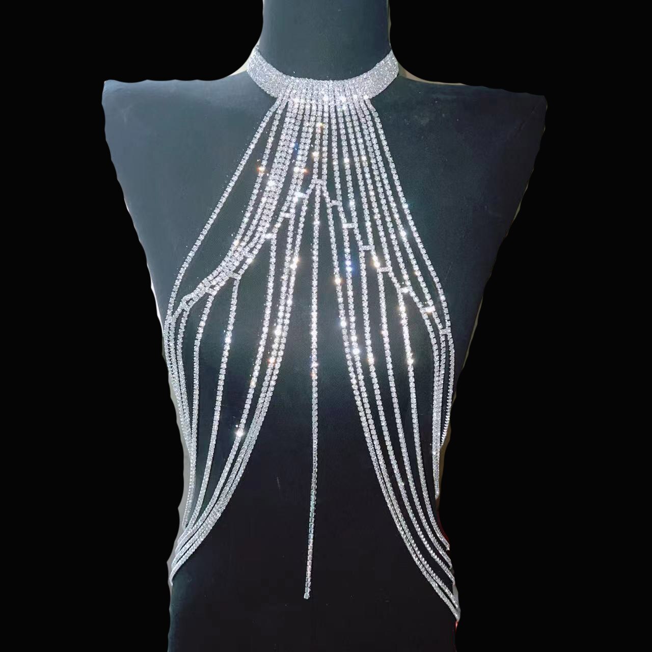 Crystal Chest Chain