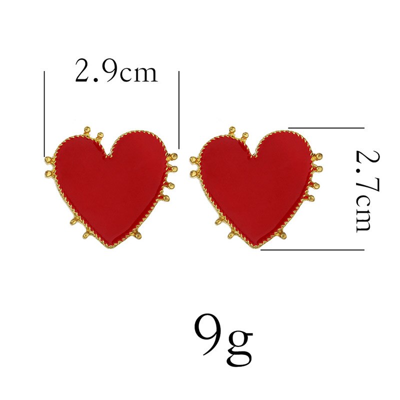 Heart Stud Earrings