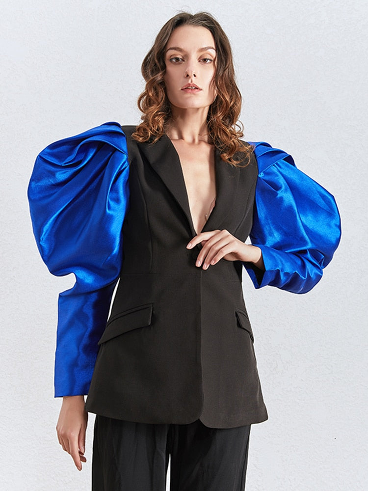 Puff Sleeve Blazer