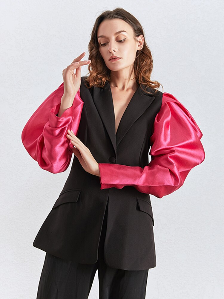 Puff Sleeve Blazer