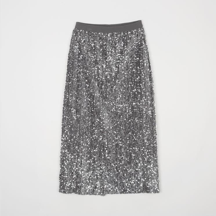 Sequin Midi Skirt