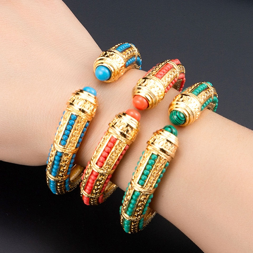 Gold Cuff Bangle