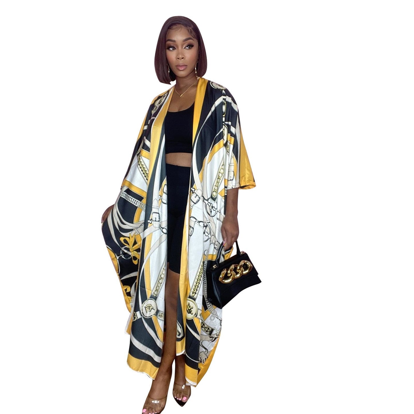 Printed Bohemian Kimono