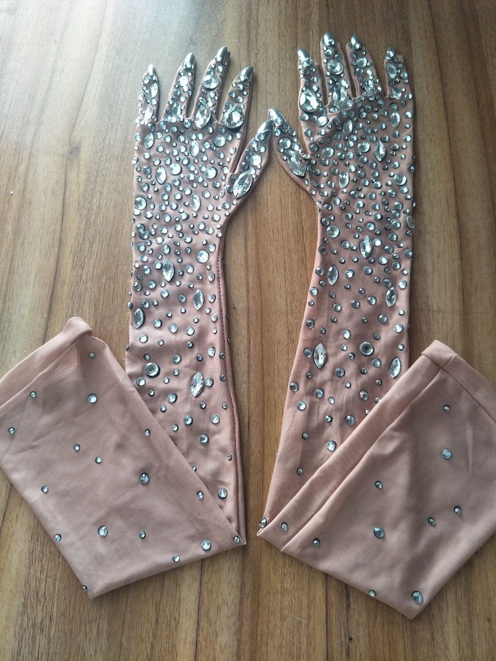 Stretch Sparkly Gloves