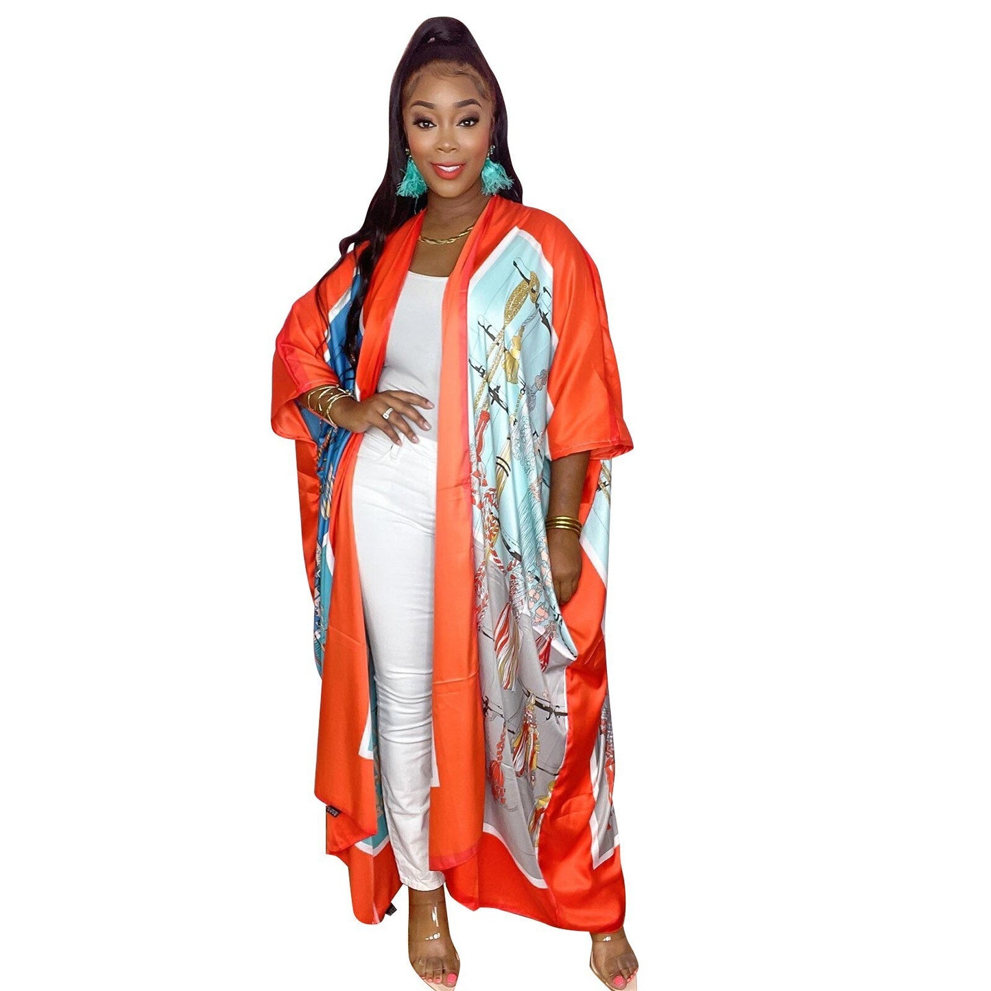 Printed Bohemian Kimono