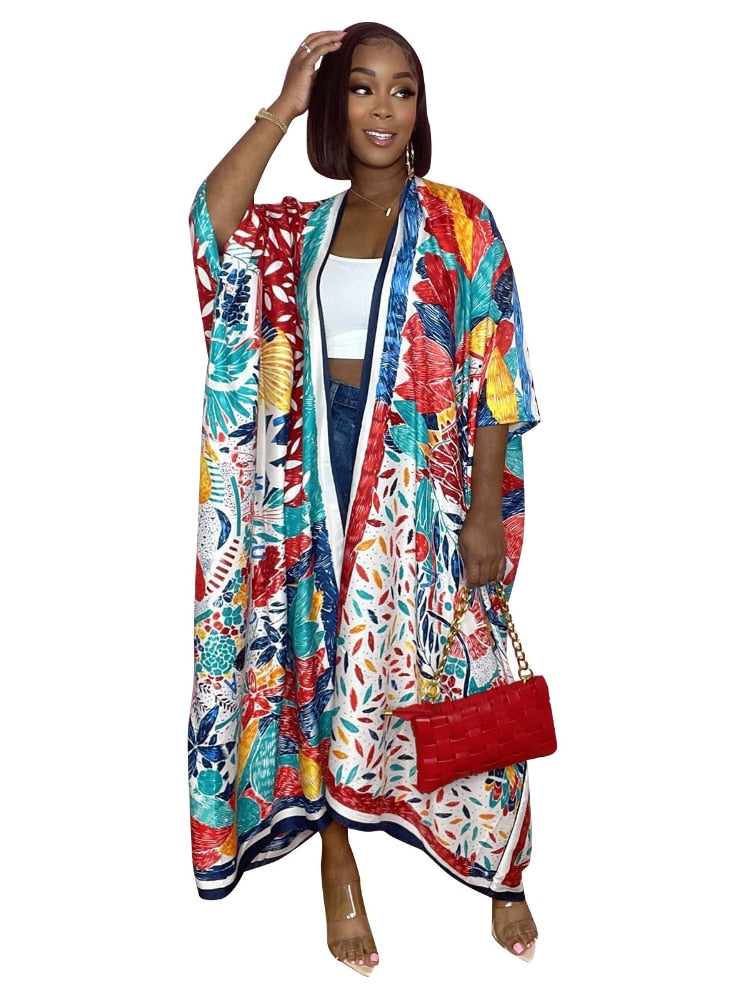 Printed Bohemian Kimono