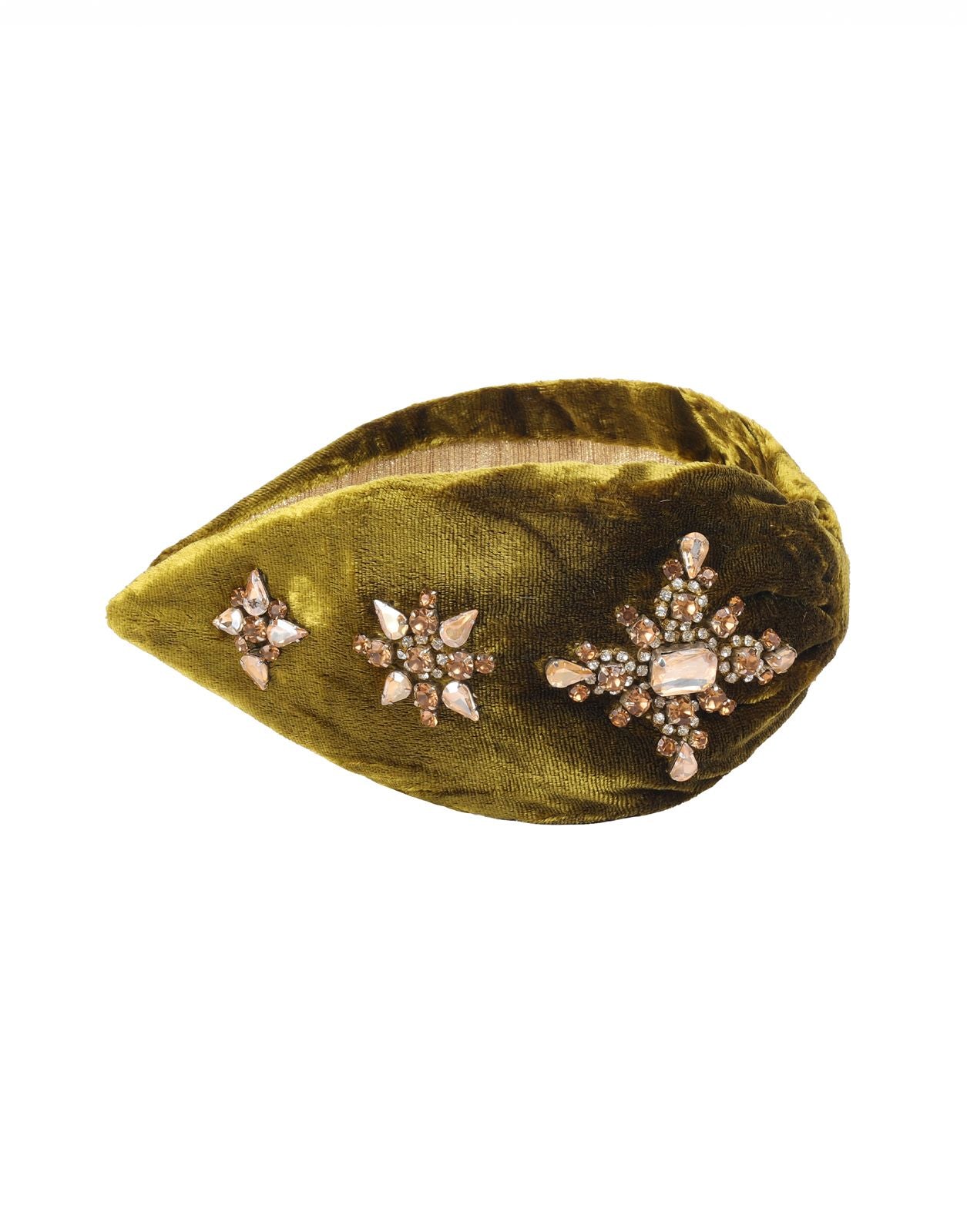 NAMJOSH Crystal Cluster Headband