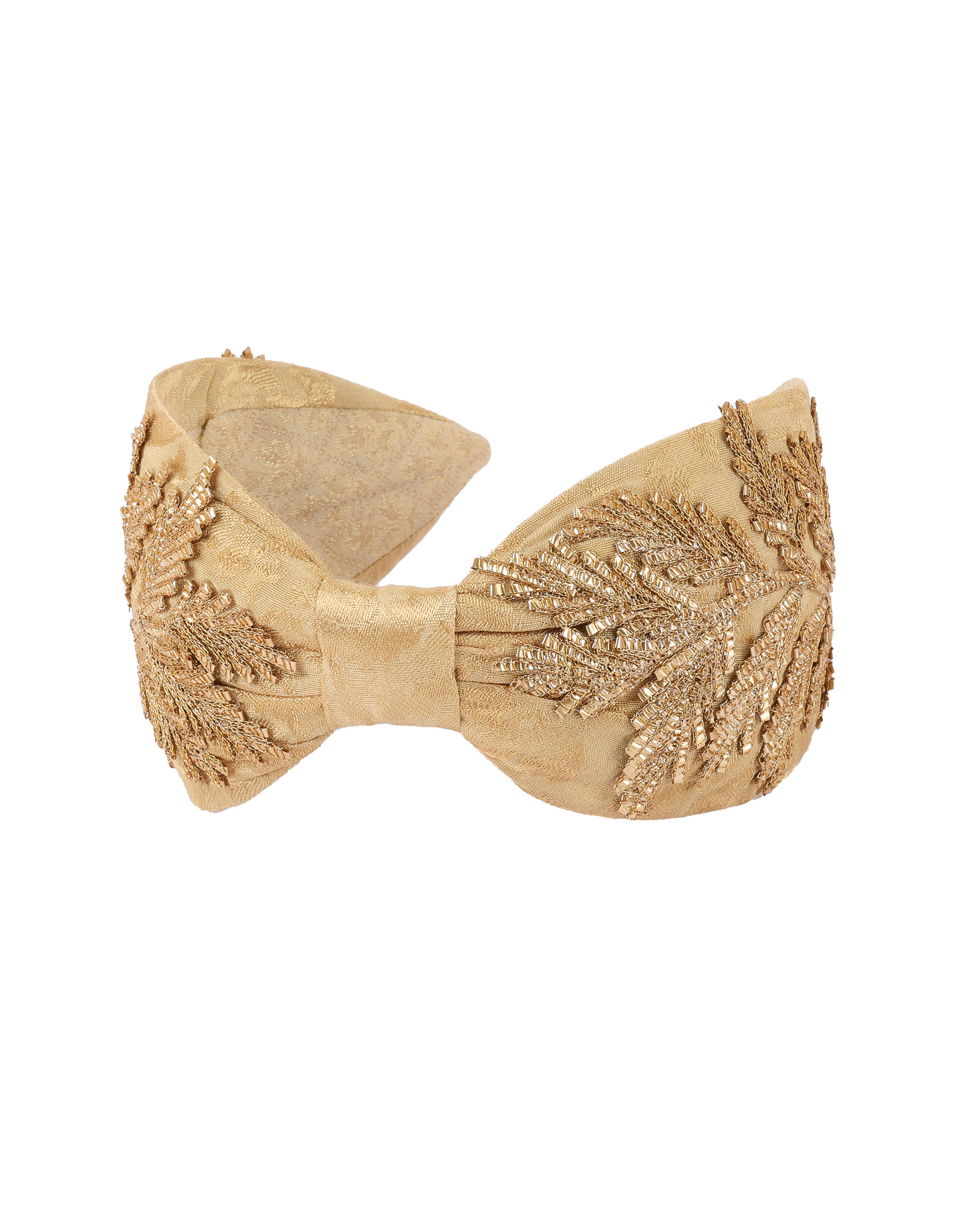 NAMJOSH Goldy Leaves Headband