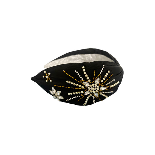 NAMJOSH BLACK STAR HEADBAND